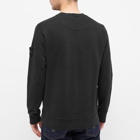 Stone Island Men's Garment Dyed Crew Sweat in Black