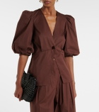 Adriana Degreas Cotton-blend top