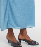 Oséree Lumière halterneck maxi dress
