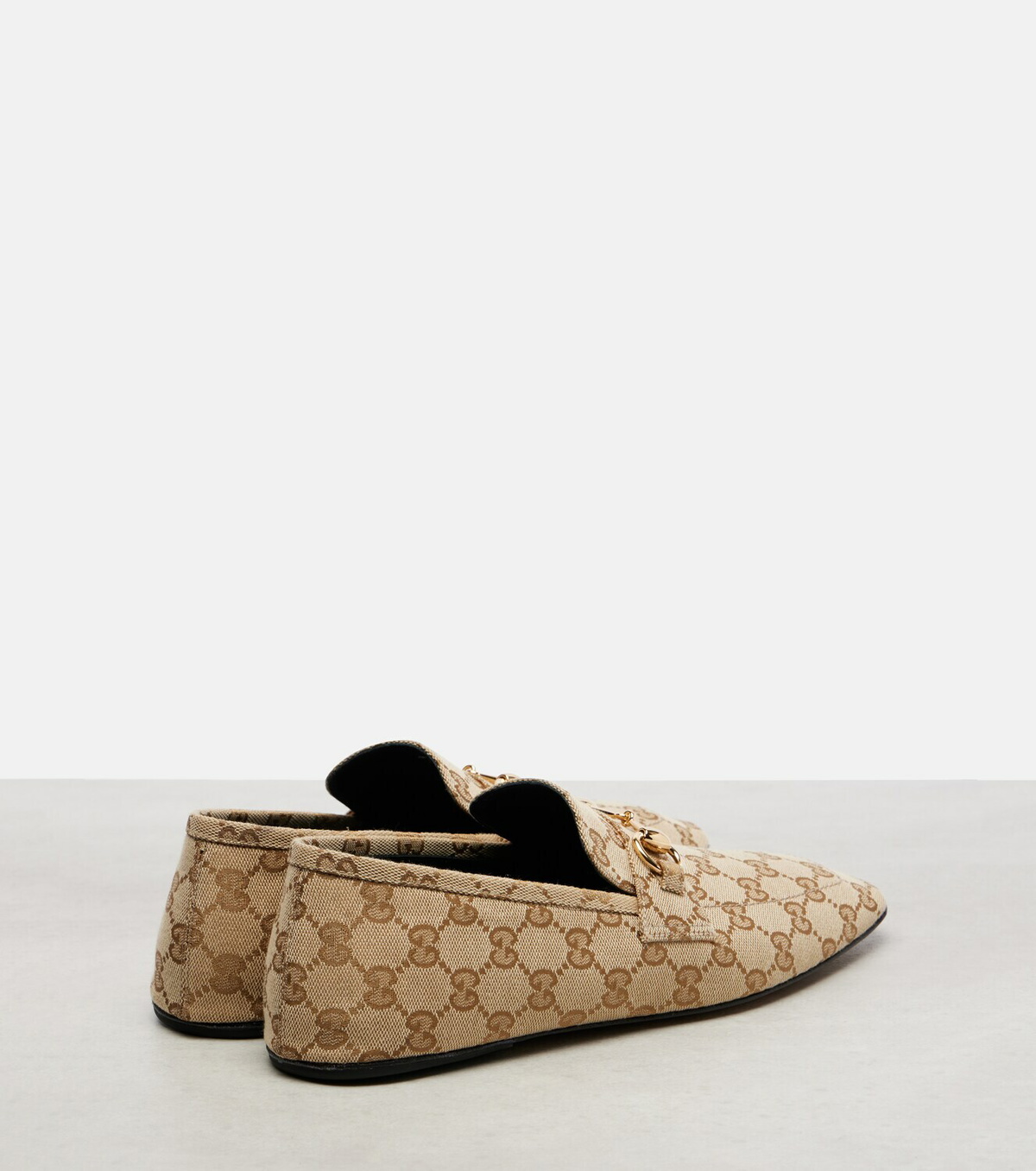 Gucci Horsebit GG Canvas loafers