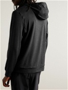 Nike Training - Yoga Logo-Print Dri-FIT Hoodie - Black
