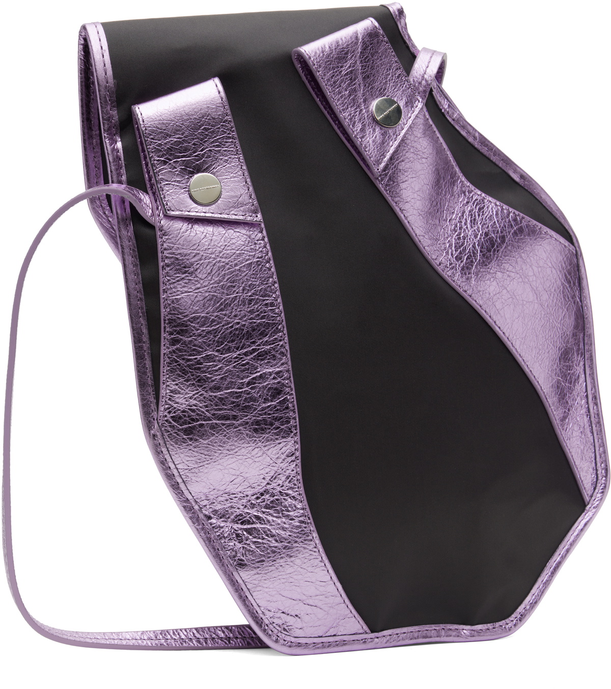 Kiko Kostadinov Gray & Purple Solva Bag Kiko Kostadinov