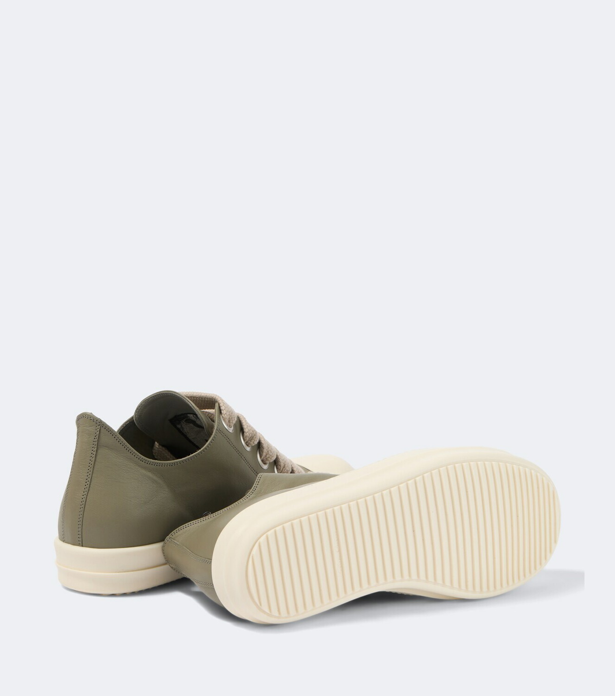 Rick Owens Jumbolace leather low-top sneakers