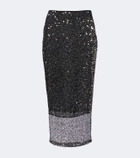Marant Etoile Nehjany sequined midi skirt