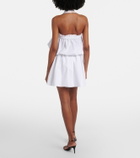 Patou Halterneck cotton minidress