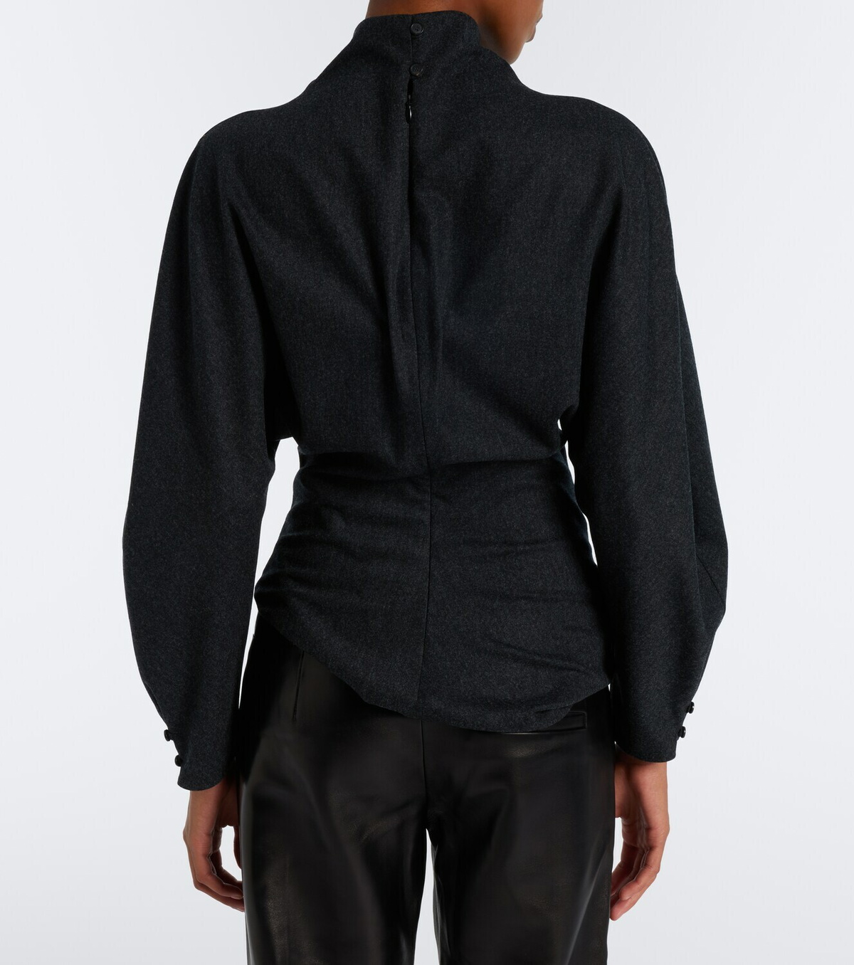 Khaite Harlow wool and cashmere top