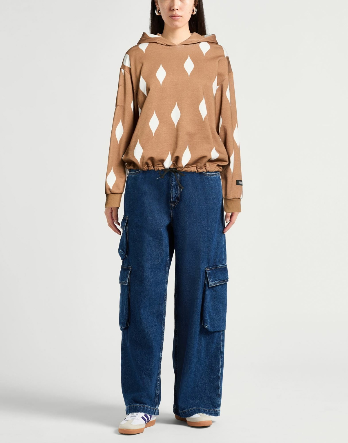 Shoe Womens Sweatshirt Camel