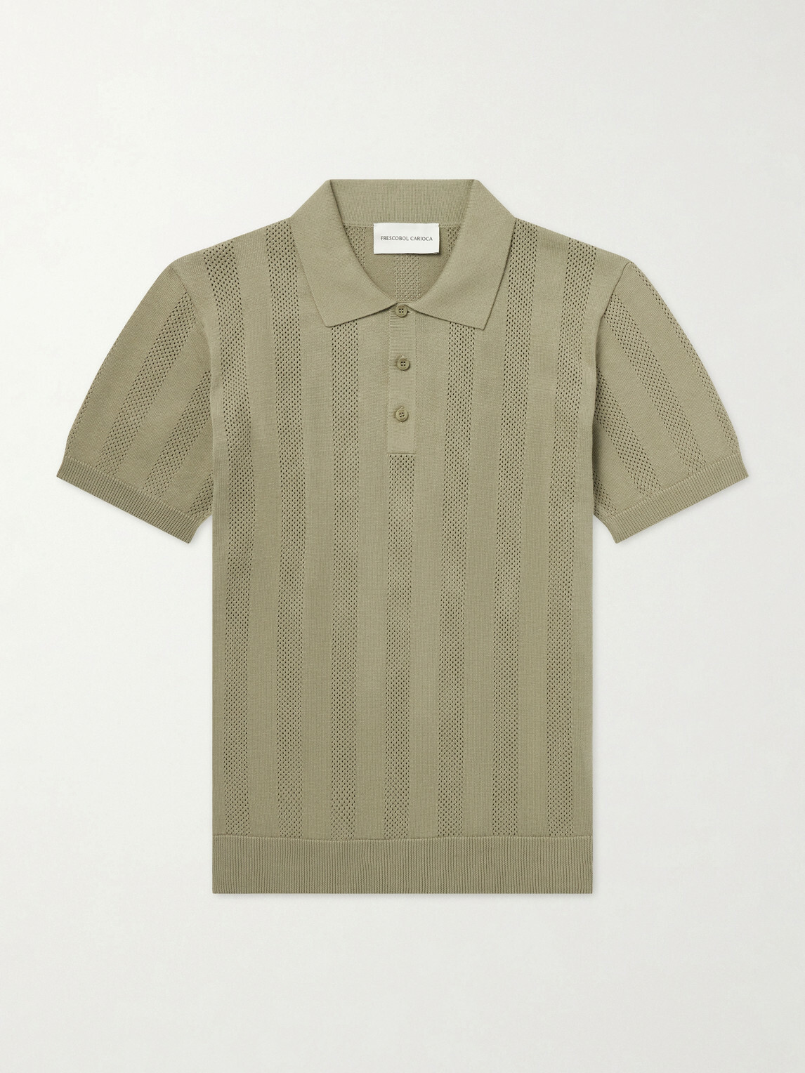 Frescobol Carioca - Vidal Cotton Polo Shirt - Green