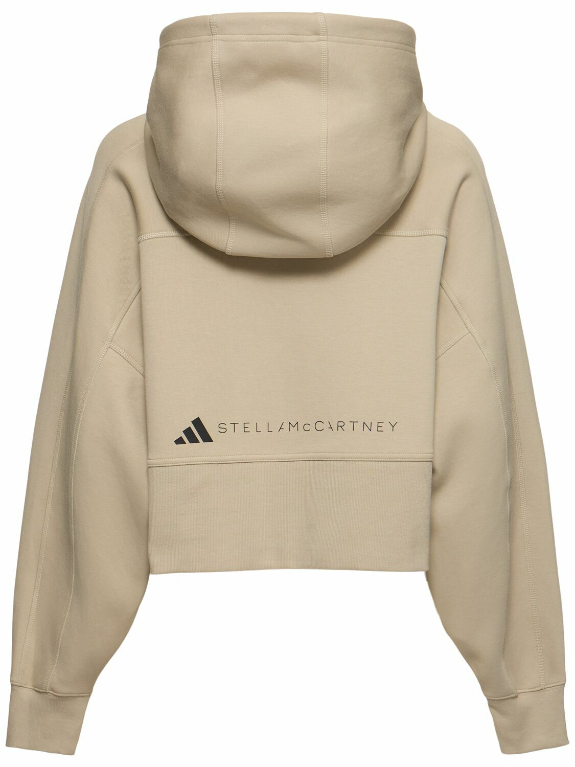 パーカー adidas by Stella McCartney - adidas by Stella McCartney zip hoodie Stella McCartney x Adidas 2012 Gray Mesh Paneled Hoodie Full