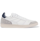 AMI - Leather and Suede Sneakers - Men - White