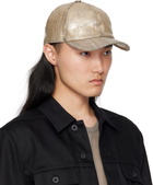 Rick Owens DRKSHDW Gold Megacrust Denim Baseball Cap
