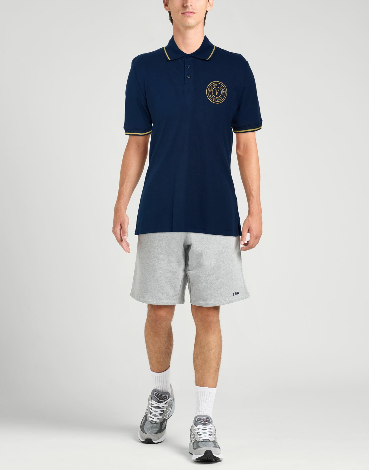 Versace Jeans Couture Mens Polo shirt in Navy