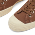 Novesta Men's Star Master Contrast Stitch Sneakers in Brown/Beige