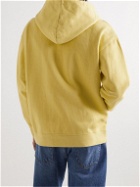 A Kind Of Guise - Hernando Organic Cotton-Jersey Hoodie - Yellow