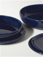 RD.LAB - Set of Two Large Bilancia Glazed Ceramic Plates