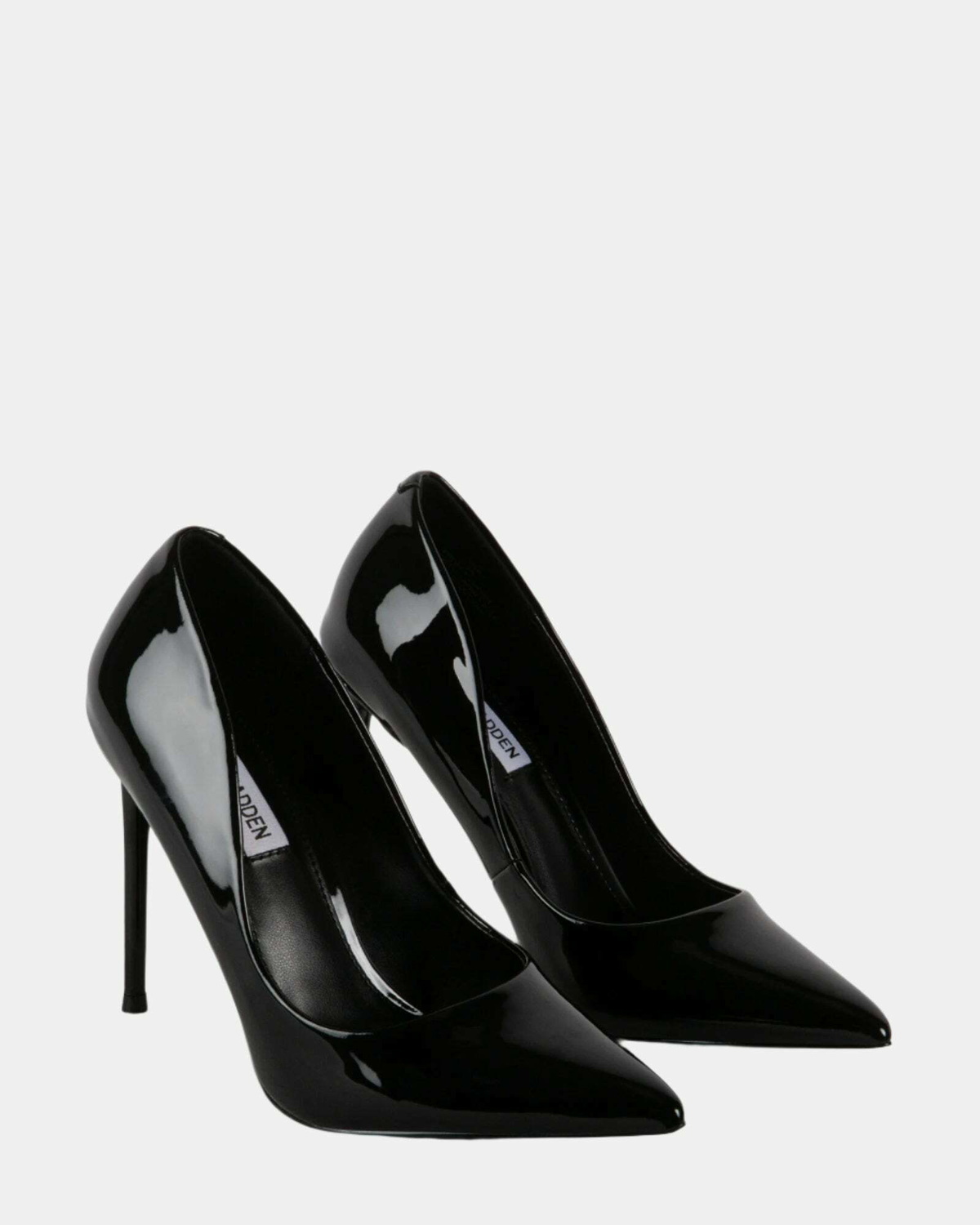 Steve Madden Vida Heels in Black Patent