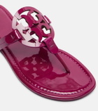 Tory Burch Miller patent leather thong sandals