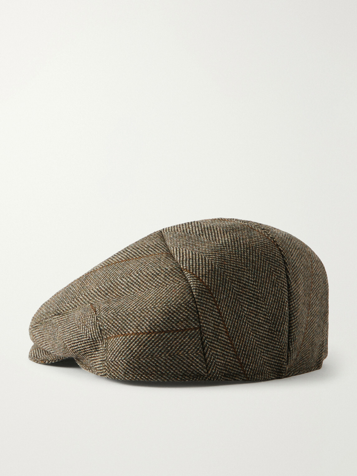 Purdey - Litton Herringbone Wool-Blend Hat - Green