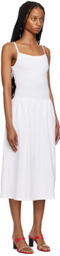 Gil Rodriguez White LaPointe Midi Dress