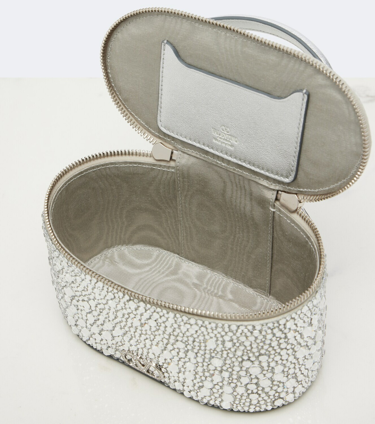 Valentino Garavani VLogo Small embellished vanity bag