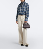 DeMellier Hudson Small leather top-handle bag