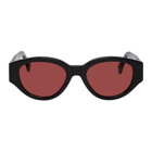 Super Black and Red Drew Mama Sunglasses