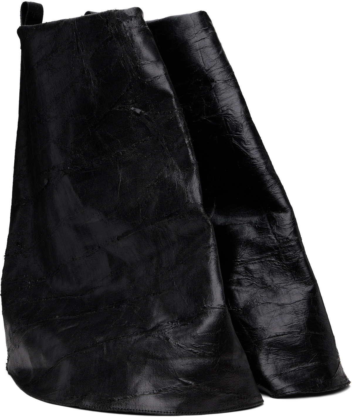 Rick Owens DRKSHDW Black Porterville Low Fetish Chelsea Boots