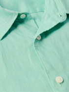 Theory - Irving Linen Shirt - Green