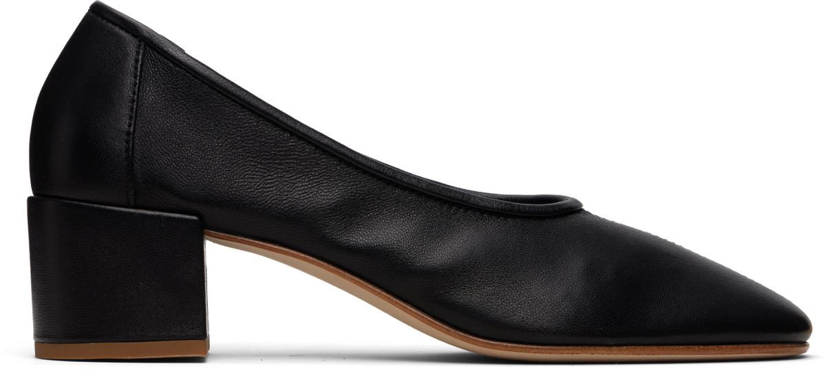 BY FAR Black Prudence 45 Heels