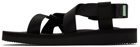 Suicoke Black CHIN2-Cab Sandals