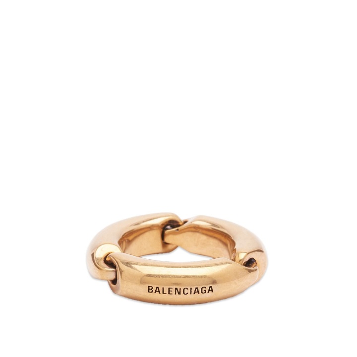 Photo: Balenciaga Men's Solid 2.0 Ring in Antique Gold