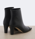 Manolo Blahnik Vivecal leather ankle boots