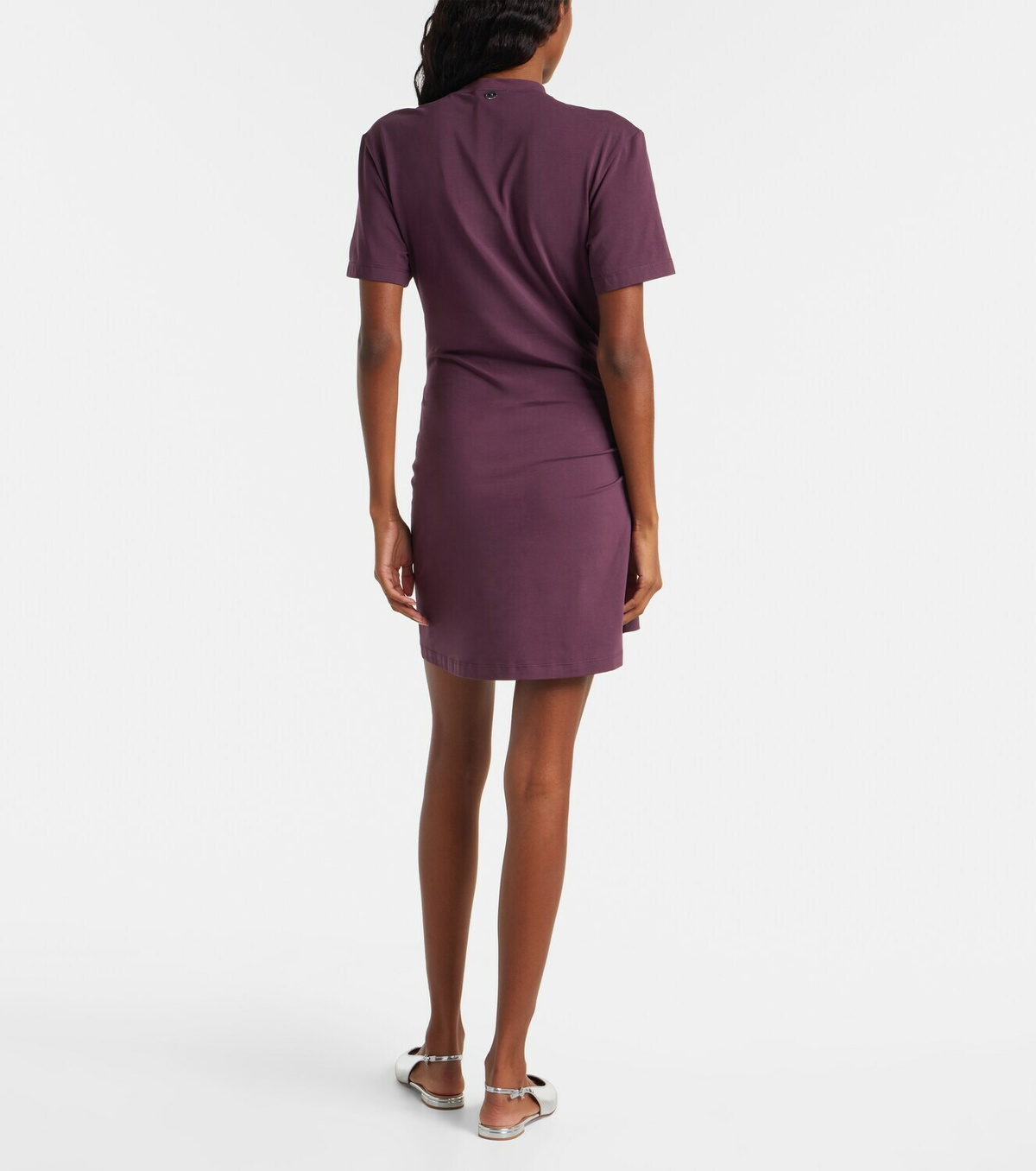 Rabanne Cutout cotton-blend jersey minidress