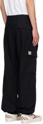 Carhartt Work In Progress Black Aviation Cargo Pants