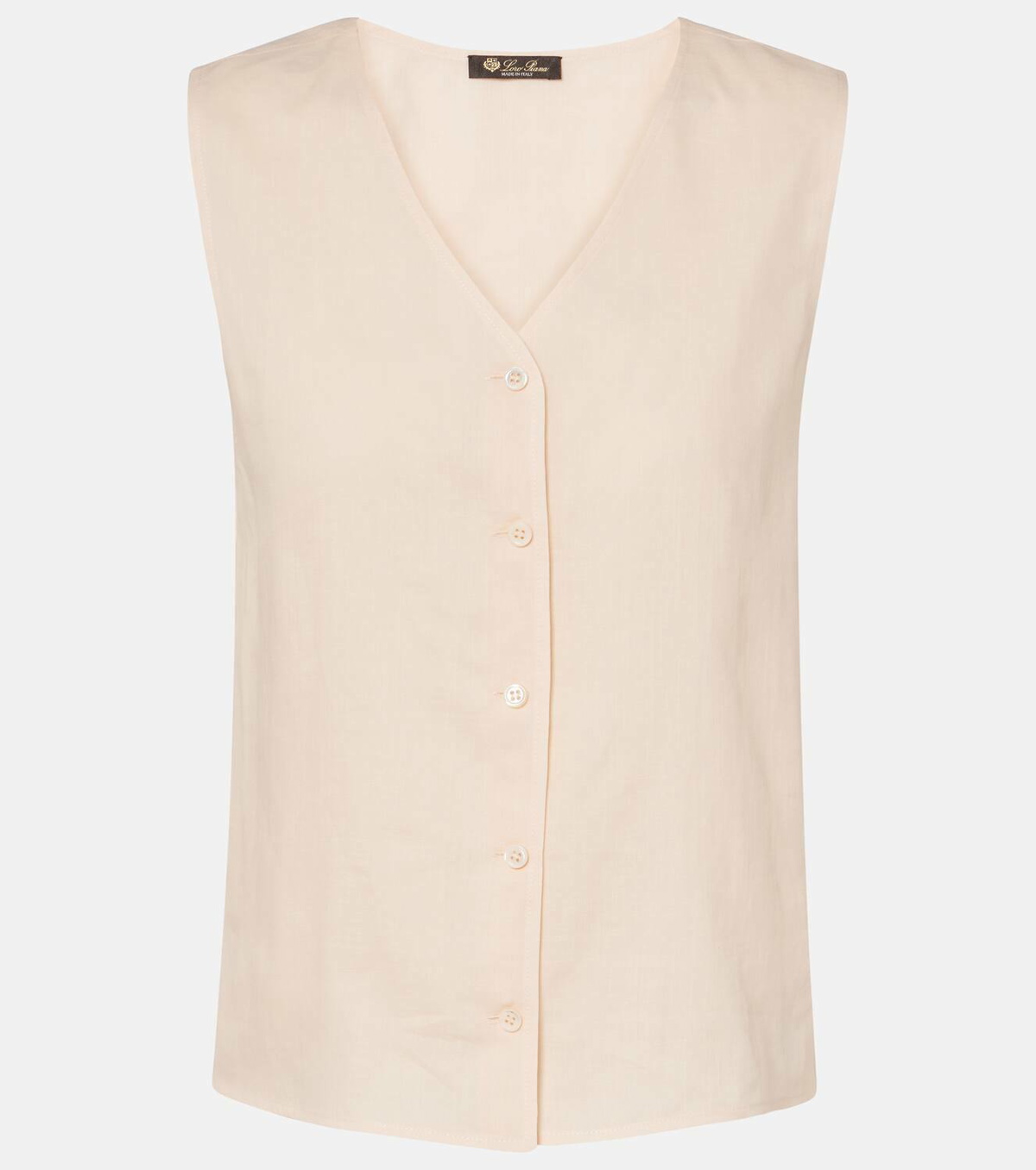 Loro Piana Milly ramie vest