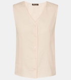 Loro Piana Milly ramie vest