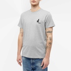 Isabel Marant Men's Zafferh Small Logo T-Shirt in Light Grey