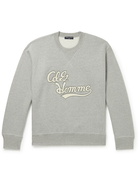 Comme des Garçons HOMME - Logo-Appliquéd Cotton-Jersey Sweatshirt - Gray