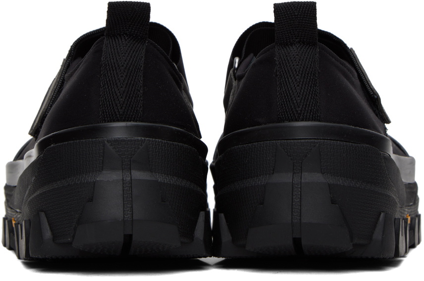 AMOMENTO Black Strap Mary Jane Slippers