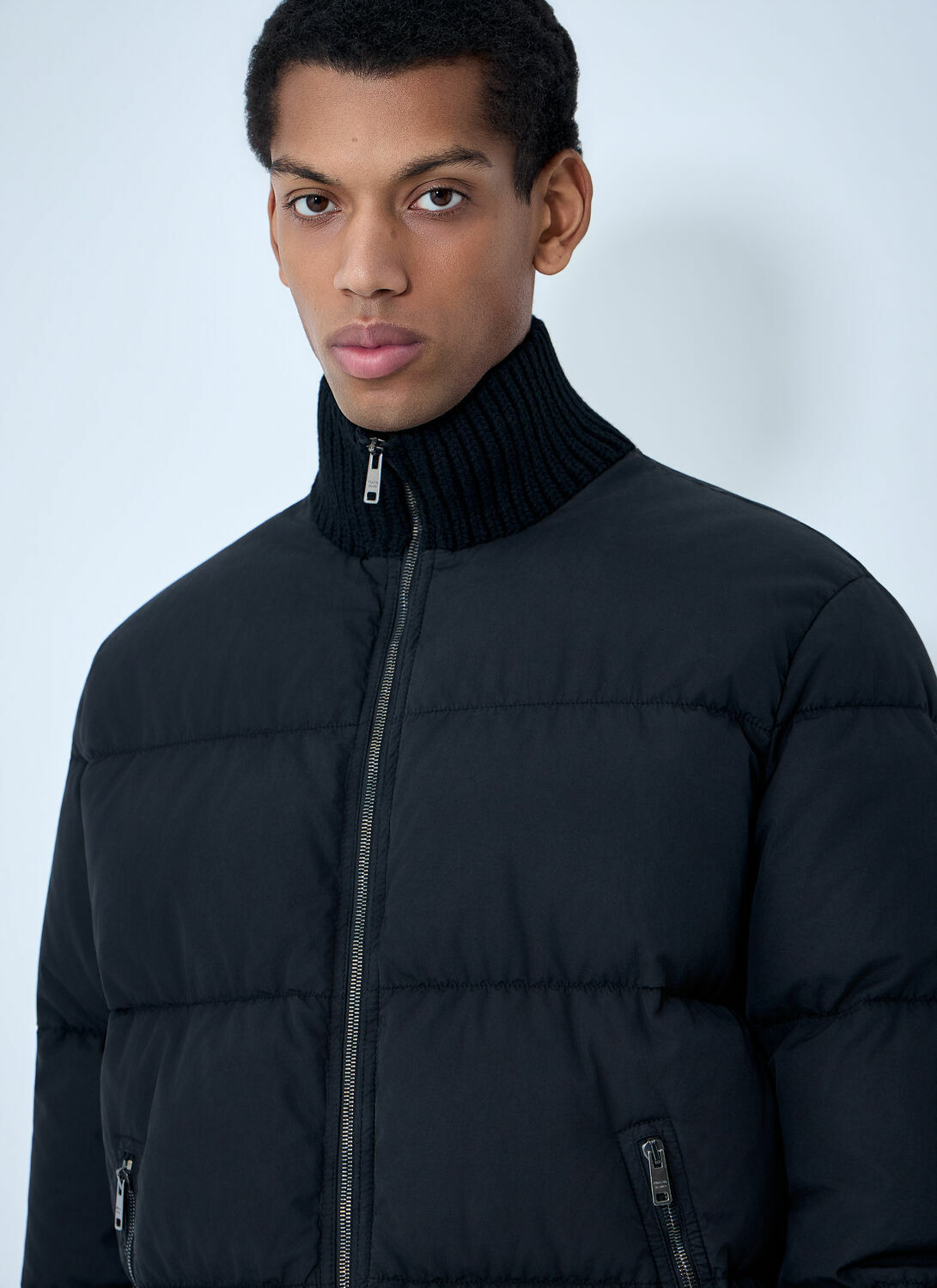 Prada High-Neck Puffer Jacket
