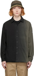 Neighborhood Black & Khaki Gradation C Shirt