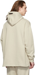 Fear of God ESSENTIALS Beige Relaxed Hoodie