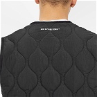 MKI Men's Quilted Liner Vest in Black