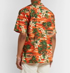 Go Barefoot - Bora Bora Printed Cotton Shirt - Orange