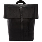 Isabel Benenato Black Leather Backpack