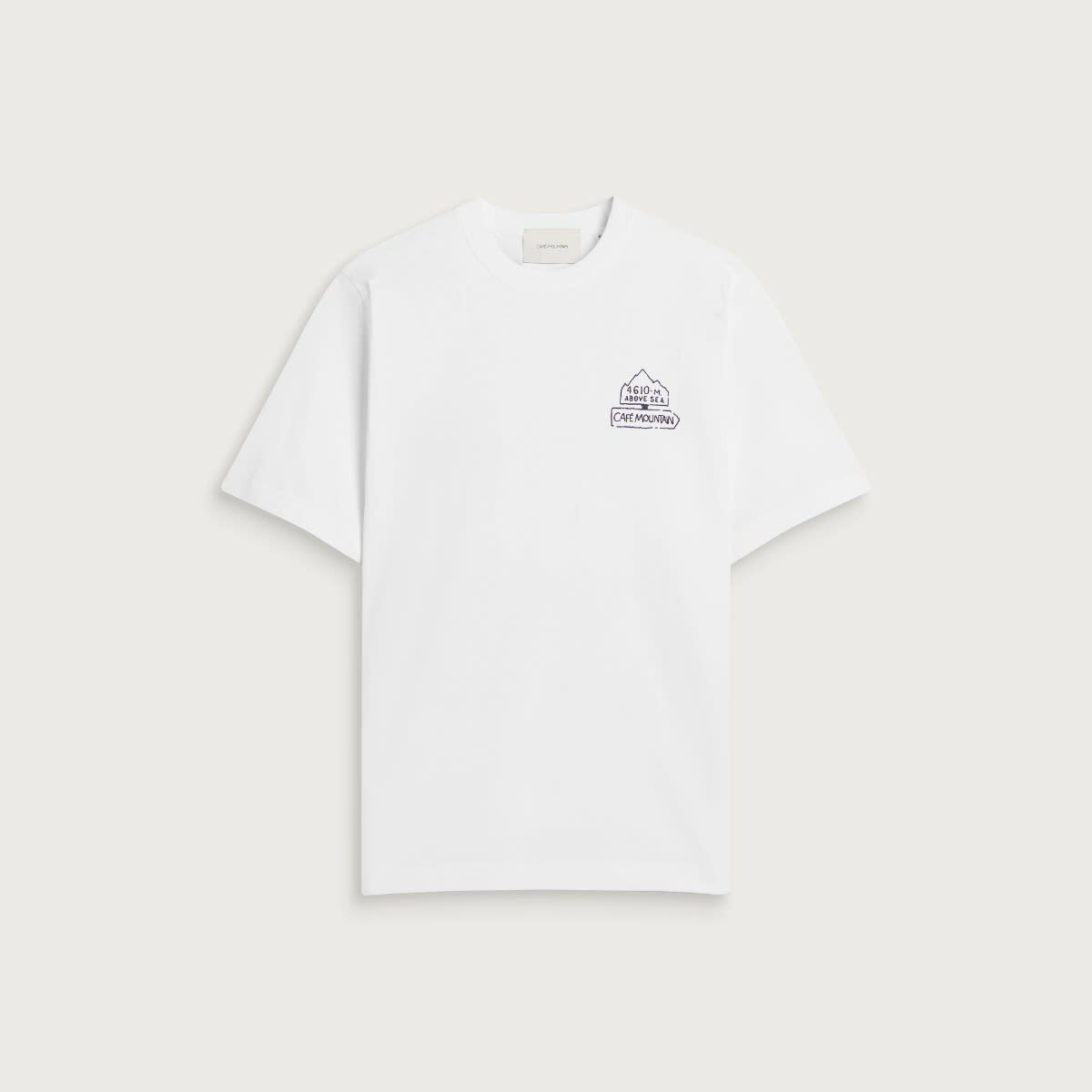 Café Mountain Men's Refuge T-shirt in White