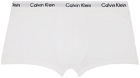 Calvin Klein Underwear Three-Pack White Low-Rise Boxer Briefs