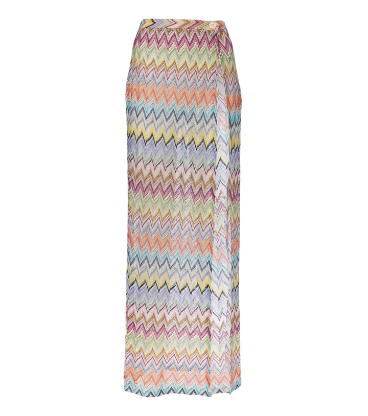 Photo: Missoni Zigzag lamé beach cover-up