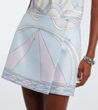 Pucci Iride silk twill miniskirt