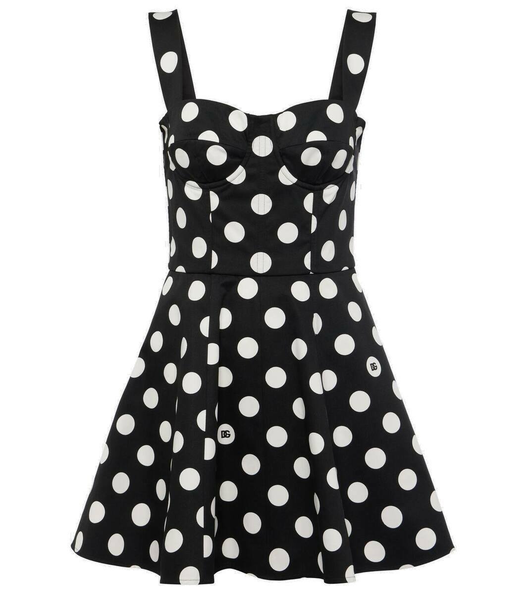Robe Mini Dolce & Gabbana En Tweed Et Dentelle - Taille IT 40 / US 4 - Occasion Très Bon état - Sans Manches